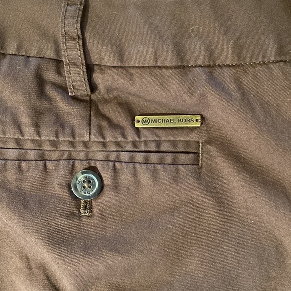 Michael Kors Gramercy Fit Wide Leg Dress pants in brown size 12 - Picture 6 of 13